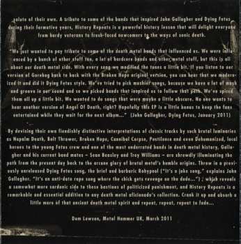 CD Dying Fetus: History Repeats