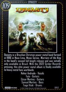 CD Dynasty of Metal: Warriors of The King