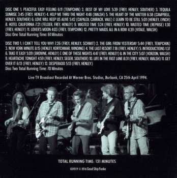 CD Eagles: Unplugged 1994 - The Second Night