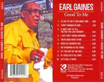 CD Earl Gaines: Good To Me