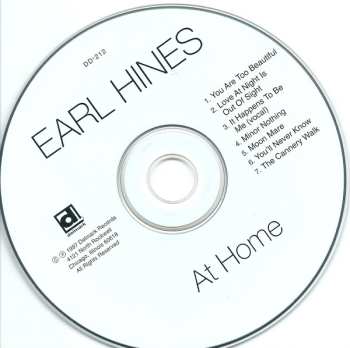 CD Earl Hines: At Home