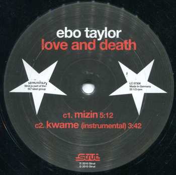 2LP Ebo Taylor: Love And Death
