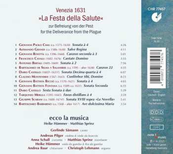 CD Ecco La Musica: "La Festa Della Salute" (Venezia 1631)
