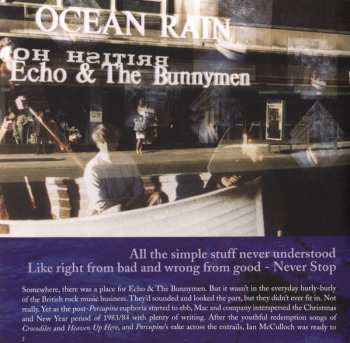 CD Echo & The Bunnymen: Ocean Rain