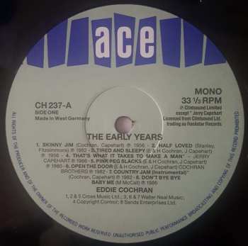 LP Eddie Cochran: The Early Years