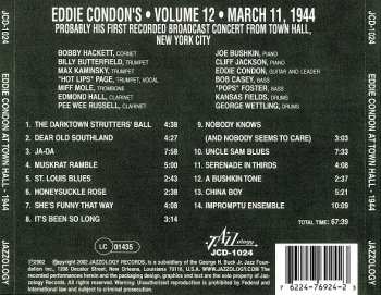 CD Eddie Condon And His All-Stars: Eddie Condon's Town Hall Concert, New York - March 11, 1944 Volume 12