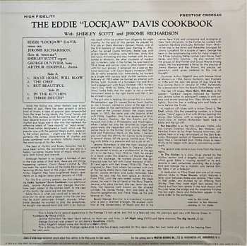 4LP/Caja Eddie "Lockjaw" Davis: Cookin' With Jaws And The Queen: The Legendary Prestige Cookbook Albums LTD