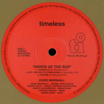 LP Eddie Marshall: Dance Of The Sun LTD | NUM | CLR