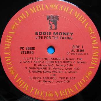 LP Eddie Money: Life For The Taking