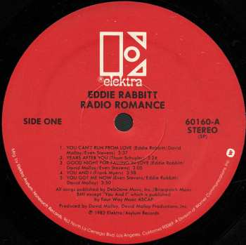 LP Eddie Rabbitt: Radio Romance