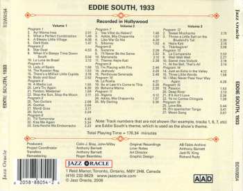 3CD Eddie South: Recorded In Hollywood, 1933 (The Cheloni Broadcast Transcriptions)
