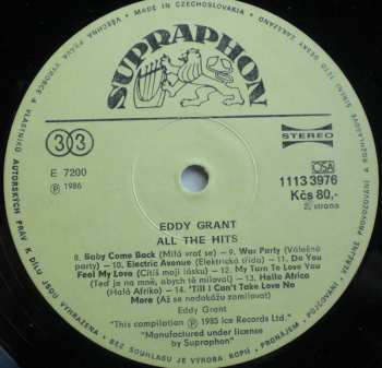 LP Eddy Grant: All The Hits