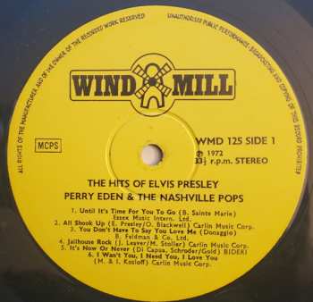 LP Eden Perry & The Nashville Pops Orchestra: The Hits Of Elvis Presley