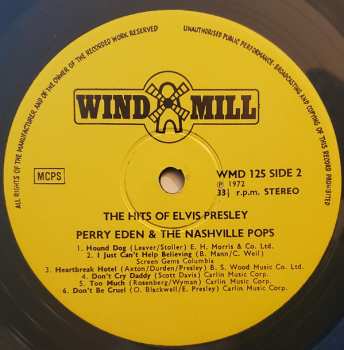 LP Eden Perry & The Nashville Pops Orchestra: The Hits Of Elvis Presley