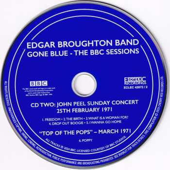 4CD/Caja The Edgar Broughton Band: Gone Blue - The BBC Sessions