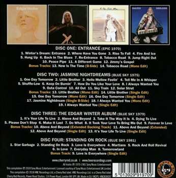 4CD/Caja Edgar Winter: Tell Me In A Whisper: The Solo Albums 1970-1981