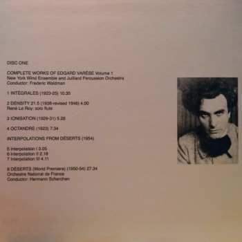3CD/Caja Edgard Varèse: Complete Works Of Edgard Varèse, Volume 1