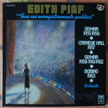 4LP Edith Piaf: Tous ses enregistrements publics