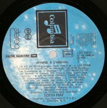 3LP/Caja Edith Piaf: Hymne À L'Amour