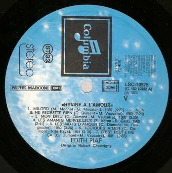 3LP/Caja Edith Piaf: Hymne À L'Amour