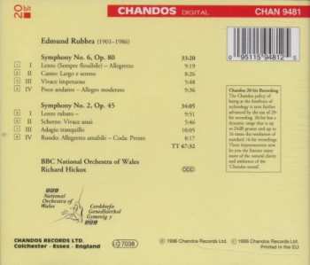 CD Richard Hickox: Symphony No. 2; Symphony No. 6
