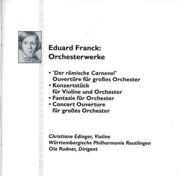 CD Eduard Franck: Orchestral Works