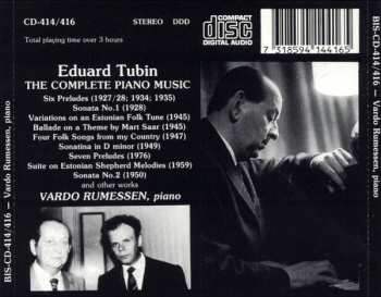 3CD Eduard Tubin: The Complete Piano Music