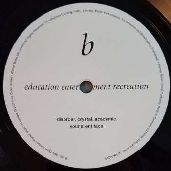 3LP New Order: Education Entertainment Recreation LTD