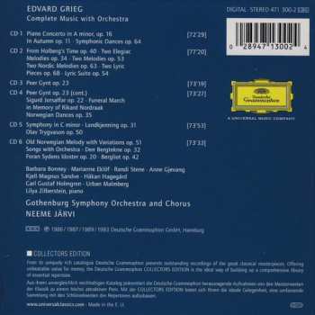 6CD/Caja Edvard Grieg: Complete Music With Orchestra