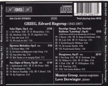 CD Edvard Grieg: The Complete Songs • Volume 1