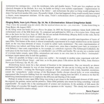 CD Edvard Grieg: Norwegian Dances • Slåtter & Ballade