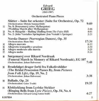 CD Edvard Grieg: Norwegian Dances • Slåtter & Ballade