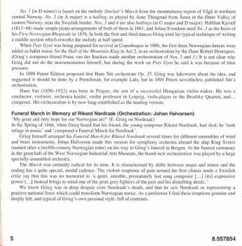 CD Edvard Grieg: Norwegian Dances • Slåtter & Ballade