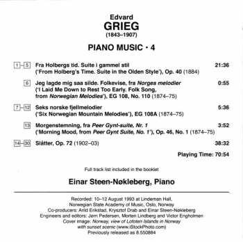 14CD Edvard Grieg: Piano Music