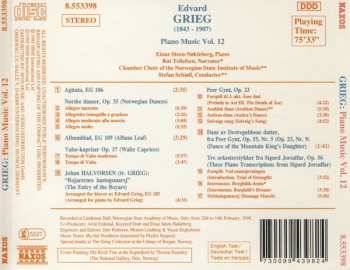 CD Edvard Grieg: Piano Music Vol. 12