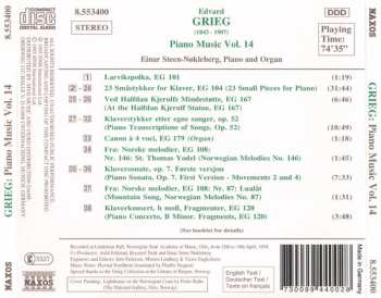 CD Edvard Grieg: Piano Music Vol. 14