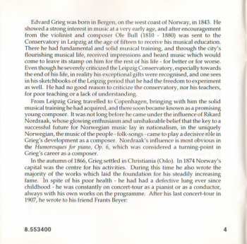 CD Edvard Grieg: Piano Music Vol. 14