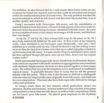 CD Edvard Grieg: Piano Music Vol. 14