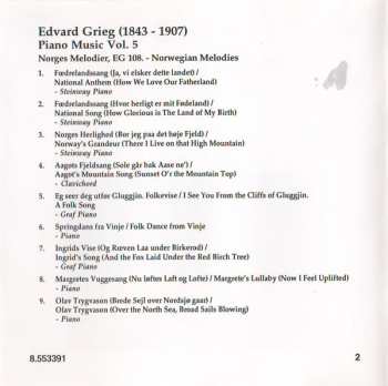 CD Edvard Grieg: Piano Music Vol. 5