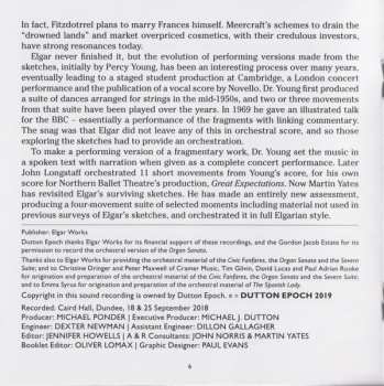 SACD Sir Edward Elgar: The Spanish Lady / Organ Sonata / Severn Suite / Three Civic Fanfares