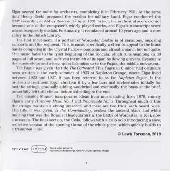 SACD Sir Edward Elgar: The Spanish Lady / Organ Sonata / Severn Suite / Three Civic Fanfares