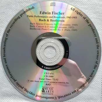 6CD/Caja Edwin Fischer: The Legacy Of A Great Pianist (Concert Performances And Broadcasts 1943-1953)