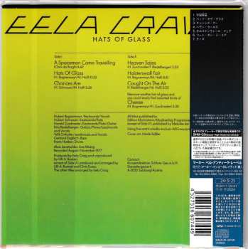 CD Eela Craig: Hats Of Glass