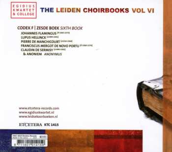2CD Egidius Kwartet: De Leidse Koorboeken = The Leiden Choirbooks Vol.VI