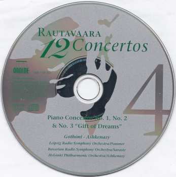 4CD/Caja Einojuhani Rautavaara: 12 Concertos