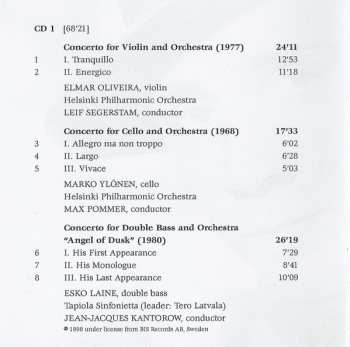 4CD/Caja Einojuhani Rautavaara: 12 Concertos