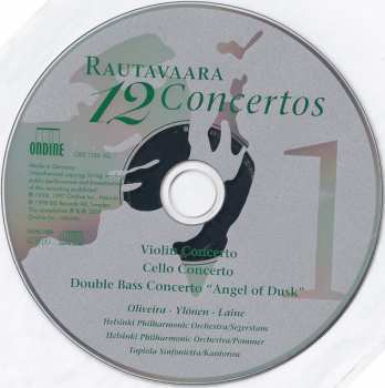 4CD/Caja Einojuhani Rautavaara: 12 Concertos