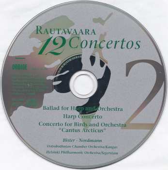 4CD/Caja Einojuhani Rautavaara: 12 Concertos