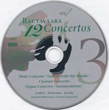 4CD/Caja Einojuhani Rautavaara: 12 Concertos