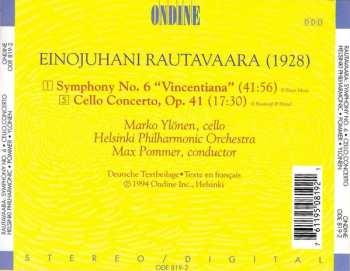 CD Einojuhani Rautavaara: Symphony No. 6 "Vincentiana" & Cello Concerto